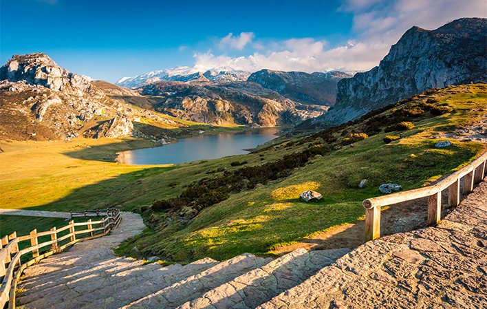 Lagos de Covadonga, lago Ercina
